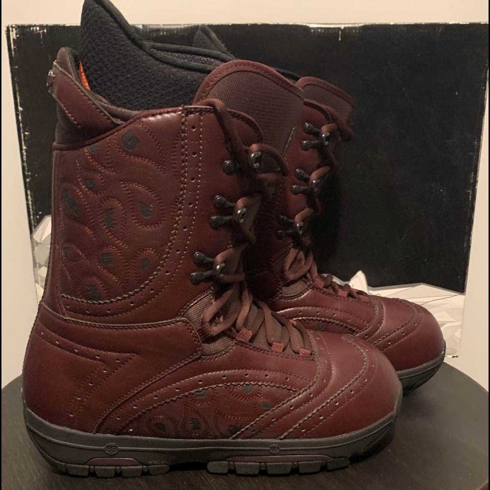 NEW BURTON SABATH MENS SNOWBOARDING BOOTS OXBLOOD